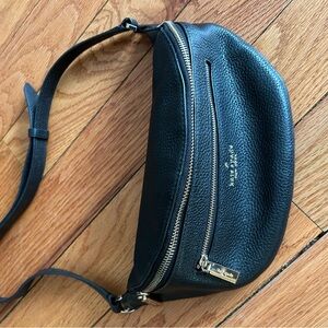 Kate Spade Black Fabric Lined Interior